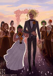 Toshinori and Inko Wedding